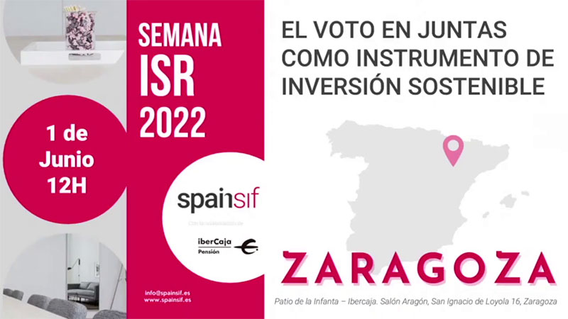 JORNADA. EL VOTO EN JUNTAS DE ACCIONISTAS COMO INSTRUMENTO DE INVERSION SOSTENIBLE