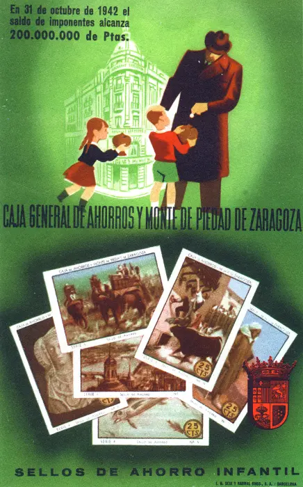 Publicidad de Libreta Infantil y de los Sellos de Ahorro Infantil