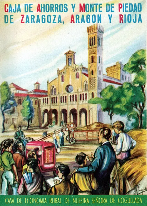 Ilustración de la inauguración de la Casa de Economía Rural