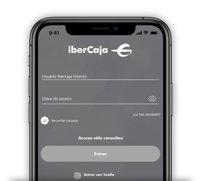 Acceso app banca digital solo consultas