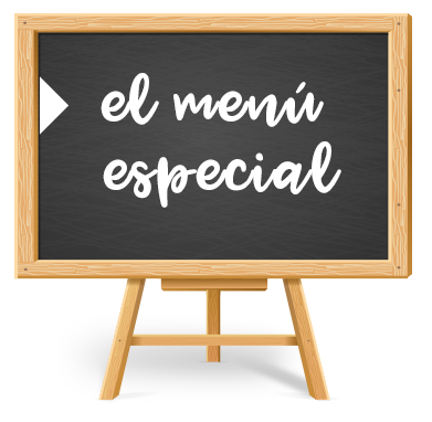 Menú especial