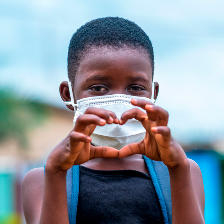 Proteger a los niños y niñas más vulnerables de los efectos de la pandemia COVID-19 en Senegal con suministros básicos