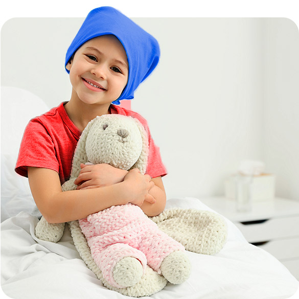 Niña con cáncer