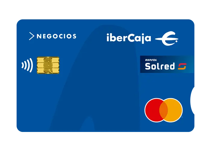 Tarjeta azul Mastercard Negocios