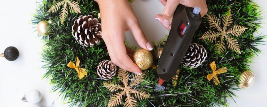 Navidad con estilo: crea tu corona Navideña