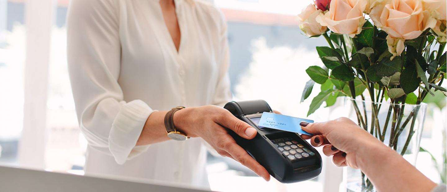 Pago con tarjeta en datáfono