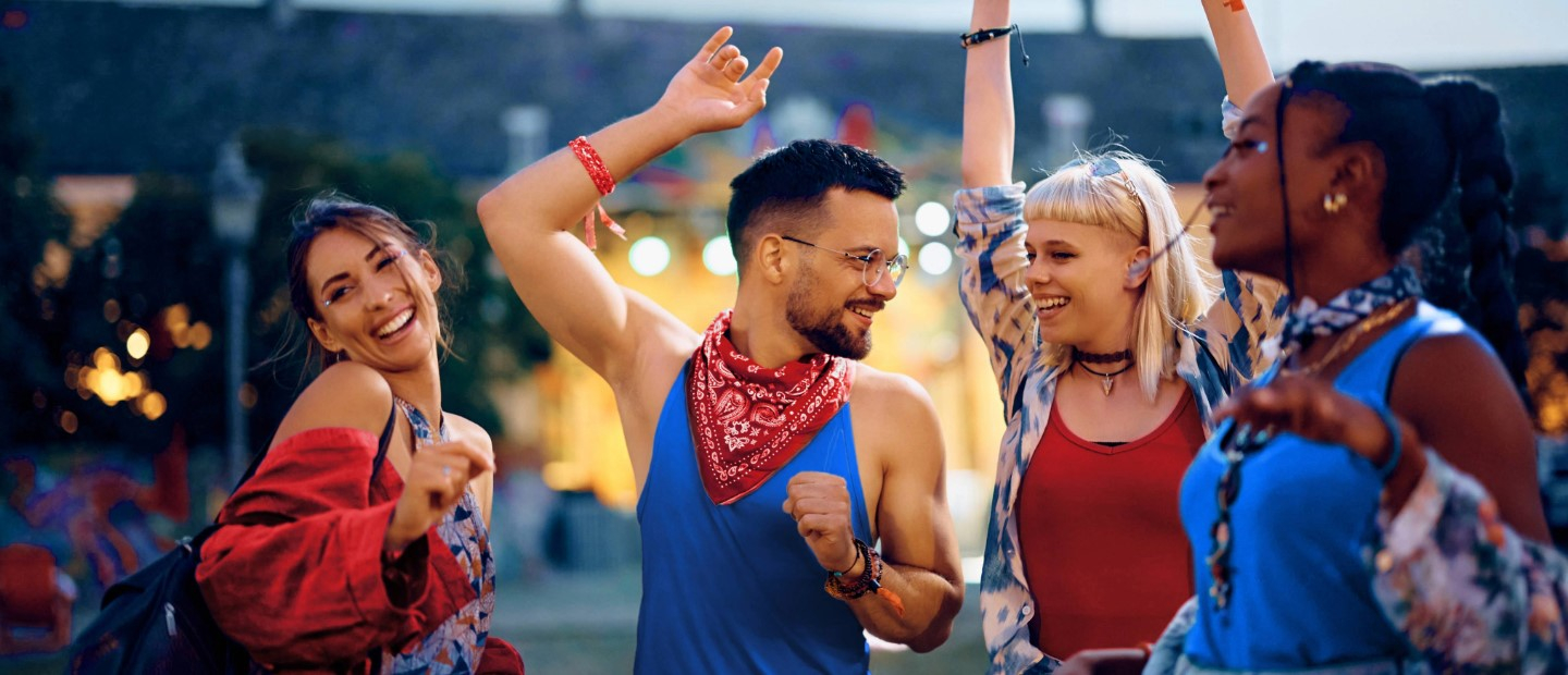 Presupuesto de jóvenes en un festival