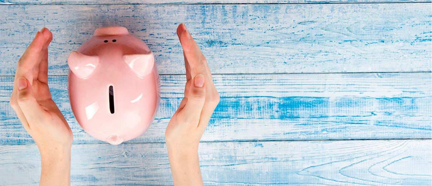 Imagen de hucha de ahorro con forma de cerdo