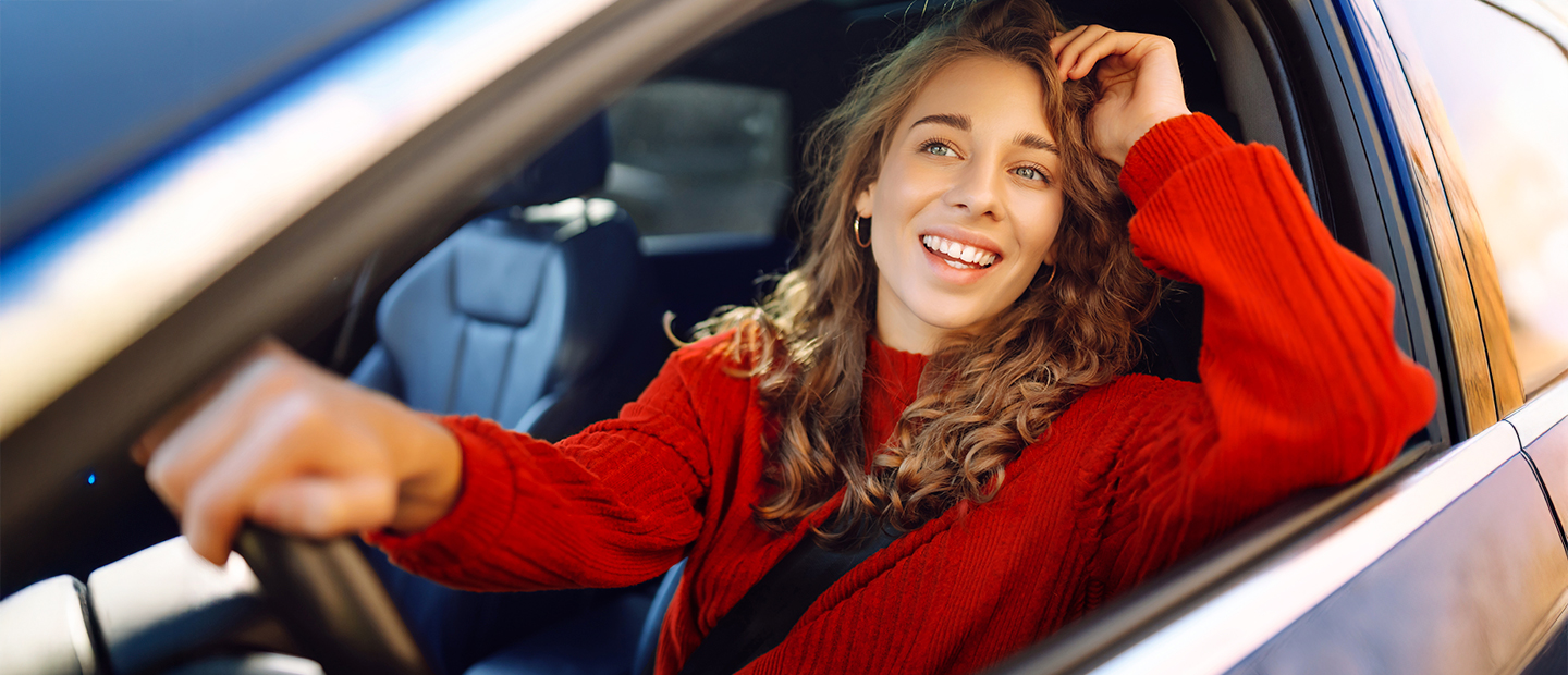 Joven conductora