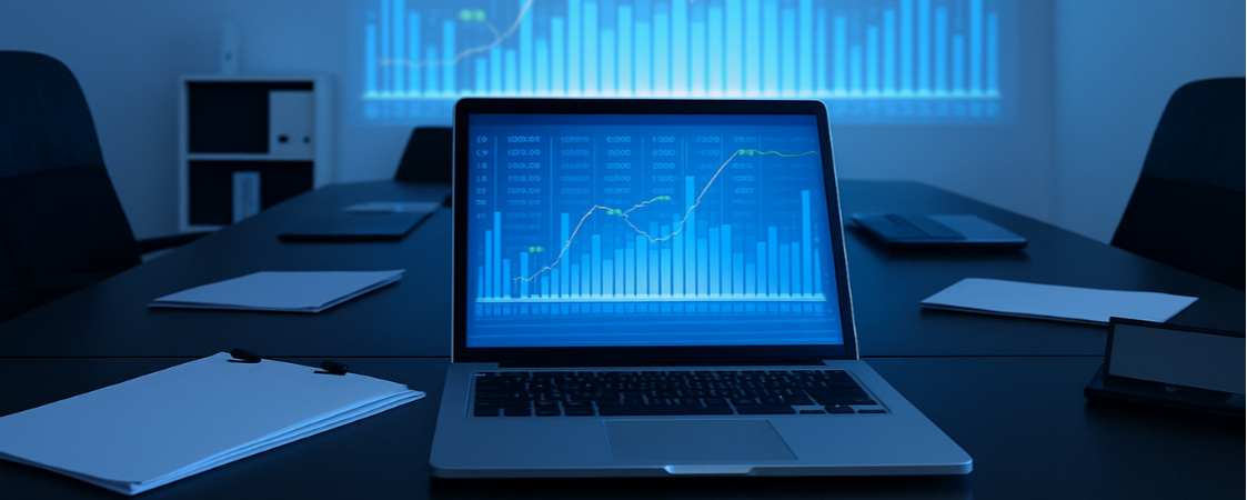 Portátil sobre una mesa