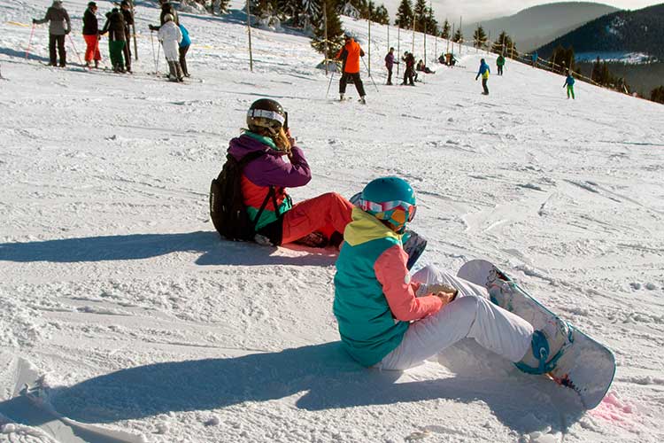 Esquí o snowboard