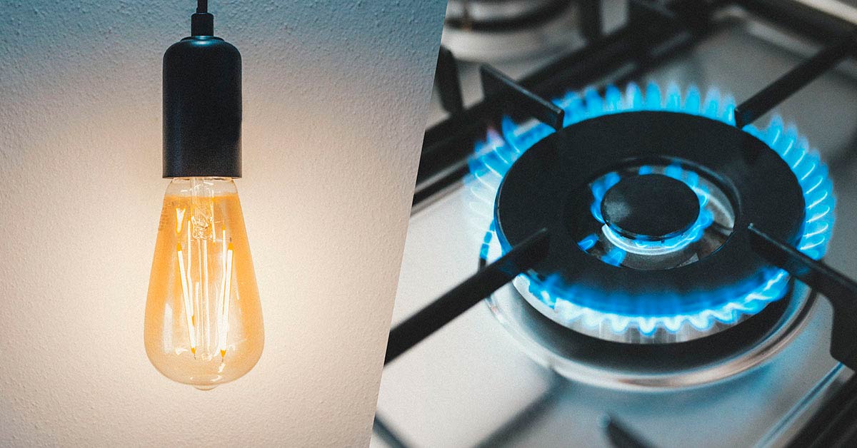 Saber qué potencia de gas contratar y cuál de luz