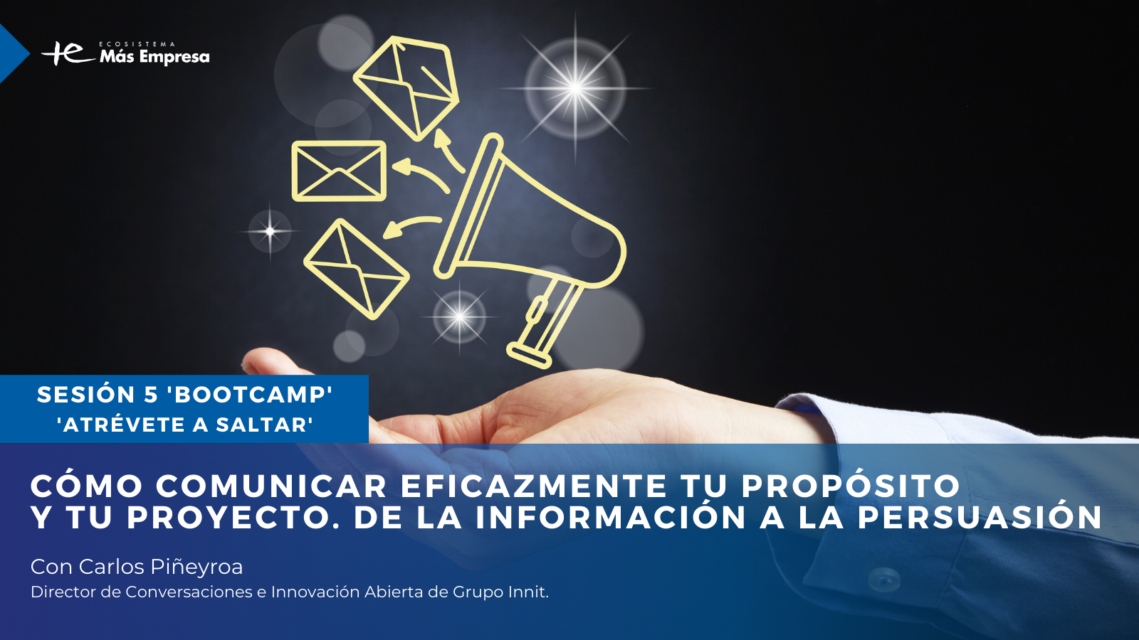 “El 55% de lo que comunicamos es lenguaje corporal, el 38%, el tono con que nos expresamos y solo un 7%, las palabras que utilizamos”